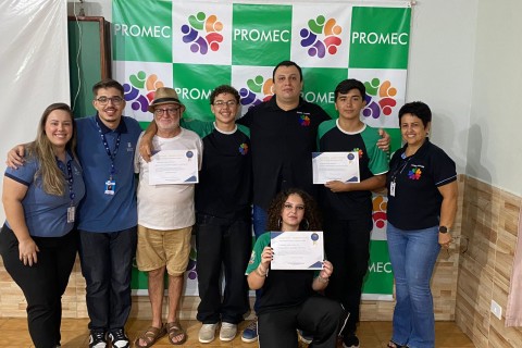 Formatura da turma 2D de Jovem Aprendiz- Promec Sarandi-PR